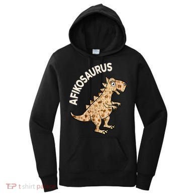 Dinosaur Afiko Hebrew Passover Jewish Funny Women's Hoodie