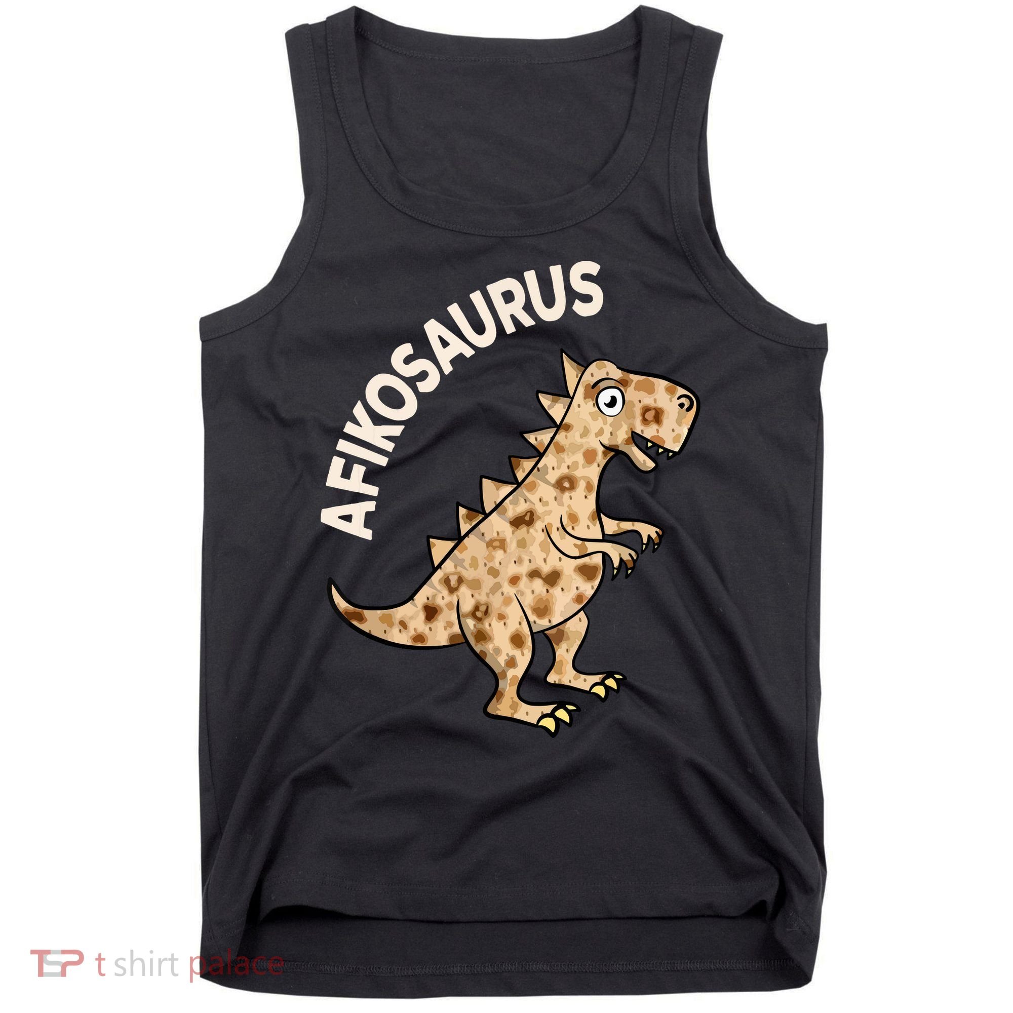 Dinosaur Afiko Hebrew Passover Jewish Funny Tank Top