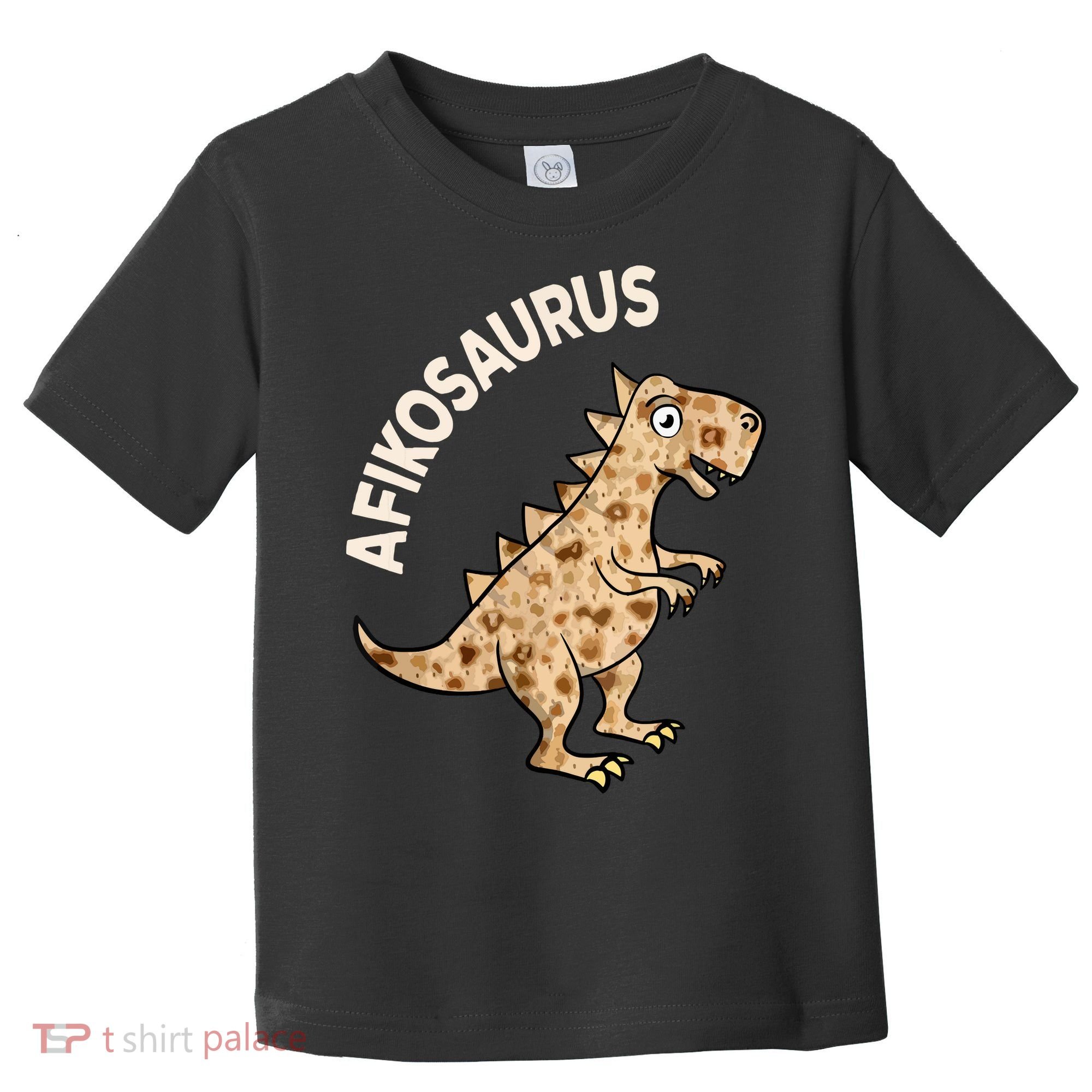 Dinosaur Afiko Hebrew Passover Jewish Funny Toddler T-Shirt