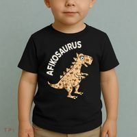 Dinosaur Afiko Hebrew Passover Jewish Funny Toddler T-Shirt thumb 2