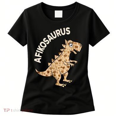 Dinosaur Afiko Hebrew Passover Jewish Funny Women's T-Shirt