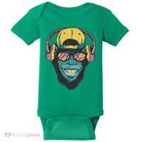 DJ Ape Headphones Baby Bodysuit thumb 0