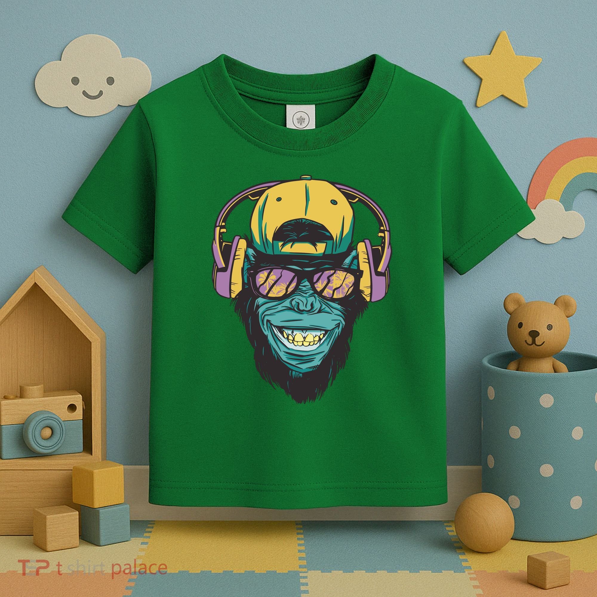 DJ Ape Headphones Toddler T-Shirt