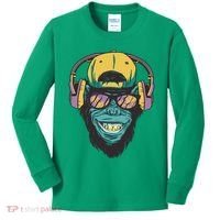 DJ Ape Headphones Kids Long Sleeve Shirt thumb 0