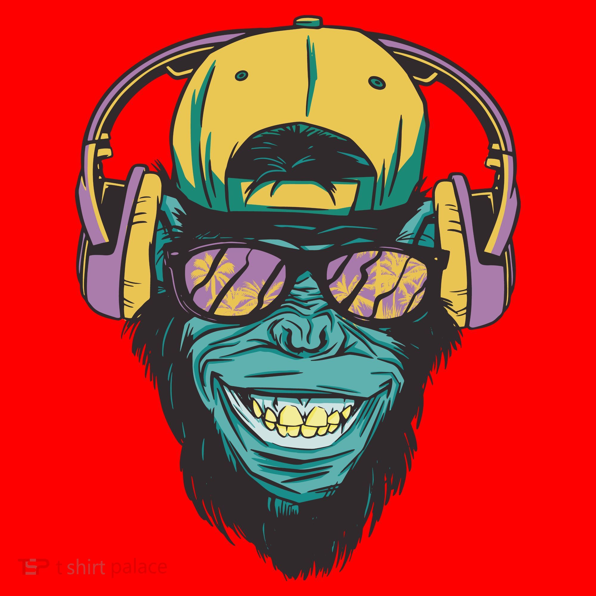 DJ Ape Headphones Santa Hat
