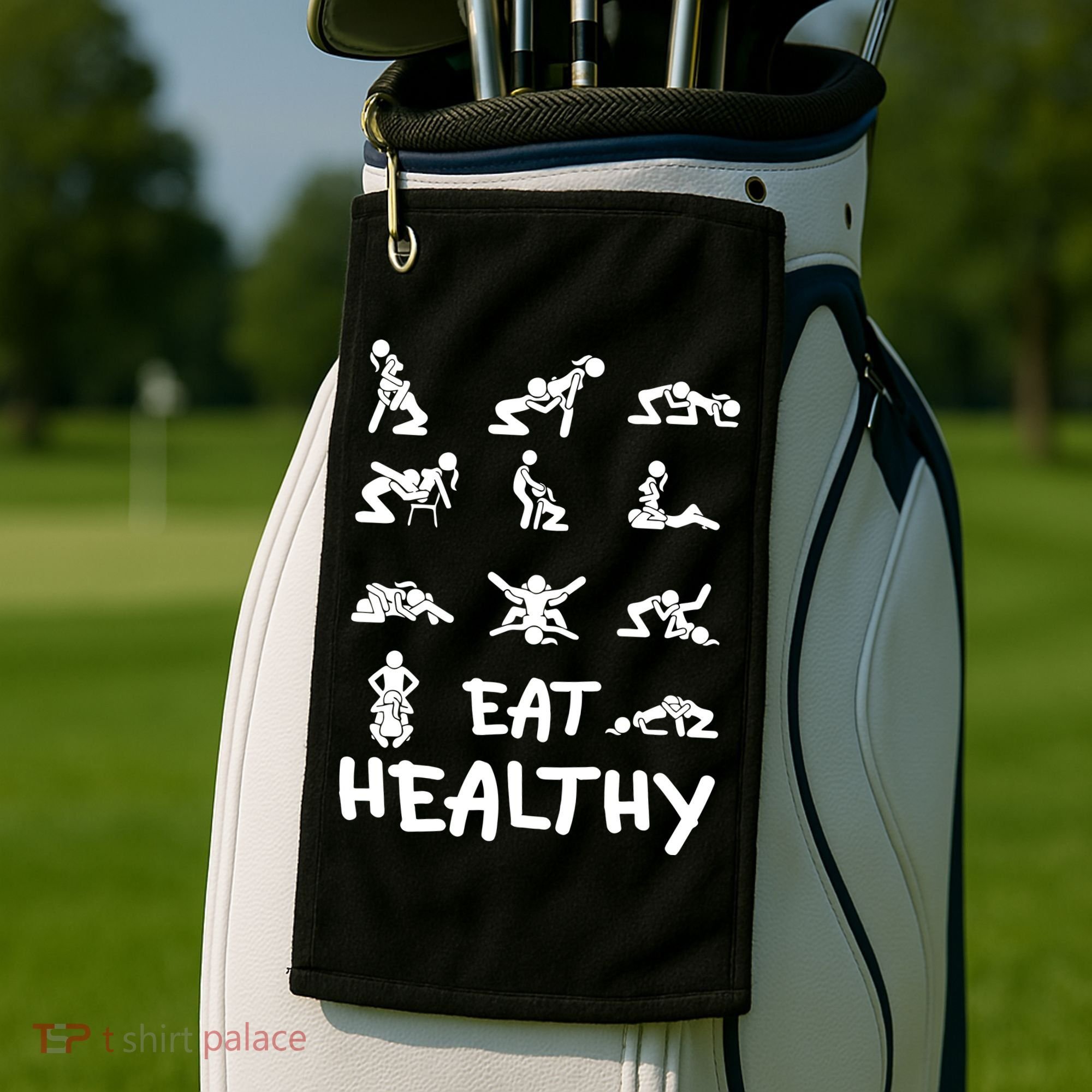 Dirty Adult Humor Saying Joke Golf Towel