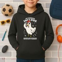 Drinking And Hanging Out With My Parrot Hobby Funny Kids Hoodie thumb 2