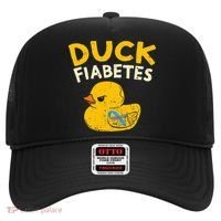 Diabetes Awareness I Duck Fiabetes I Cool Rubber Duck Hat thumb 0