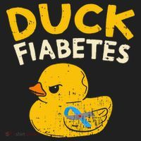 Diabetes Awareness I Duck Fiabetes I Cool Rubber Duck Hat thumb 2