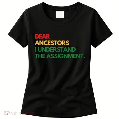 Dear Ancestors I Understand The Assignment Women's T-Shirt