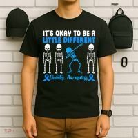 Diabetes Awareness It's Okay To Be A Different T-Shirt thumb 6