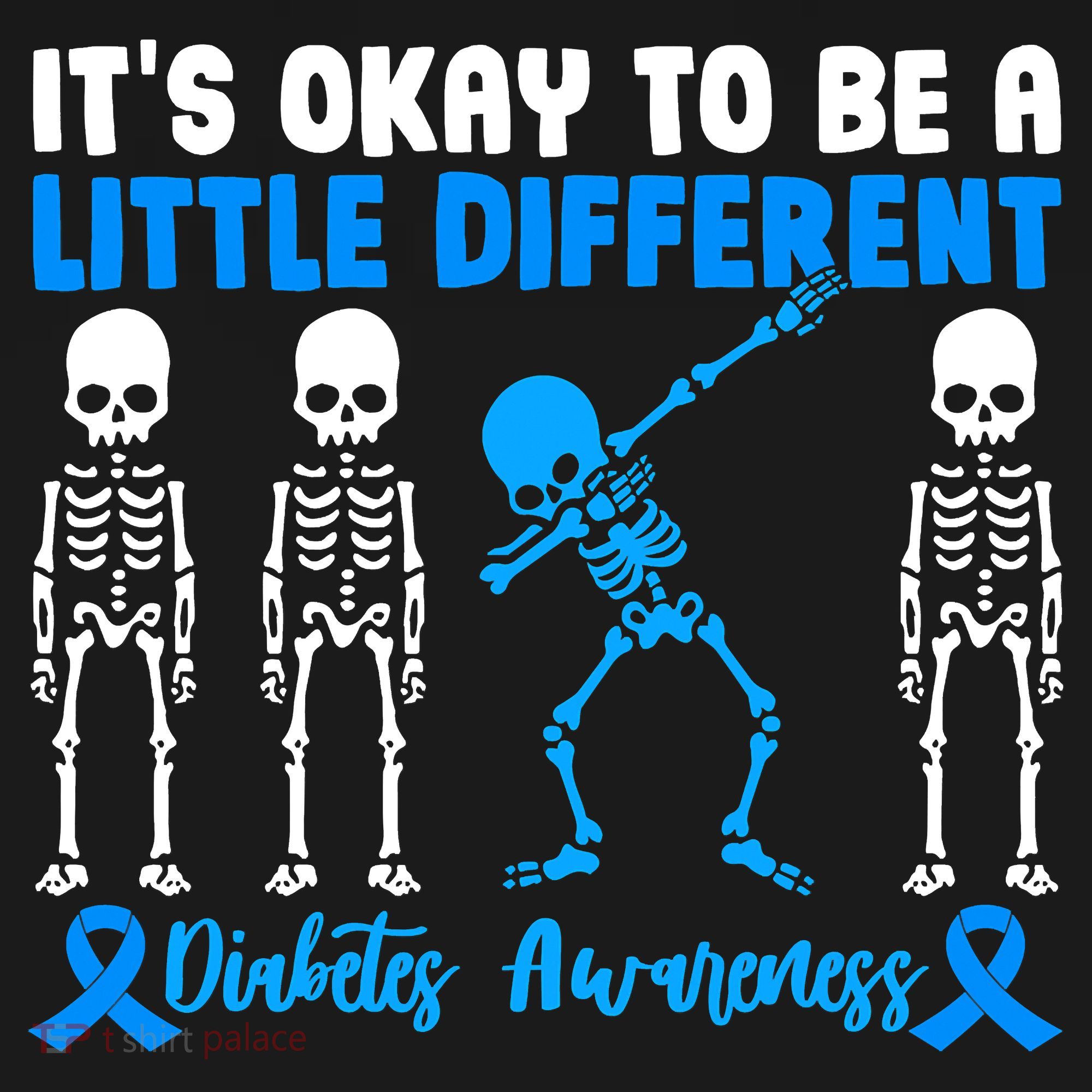 Diabetes Awareness It's Okay To Be A Different Bucket Hat