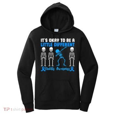 Diabetes Awareness It's Okay To Be A Different Women's Hoodie