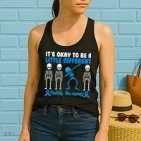 Diabetes Awareness It's Okay To Be A Different Women's Tank Top thumb 2