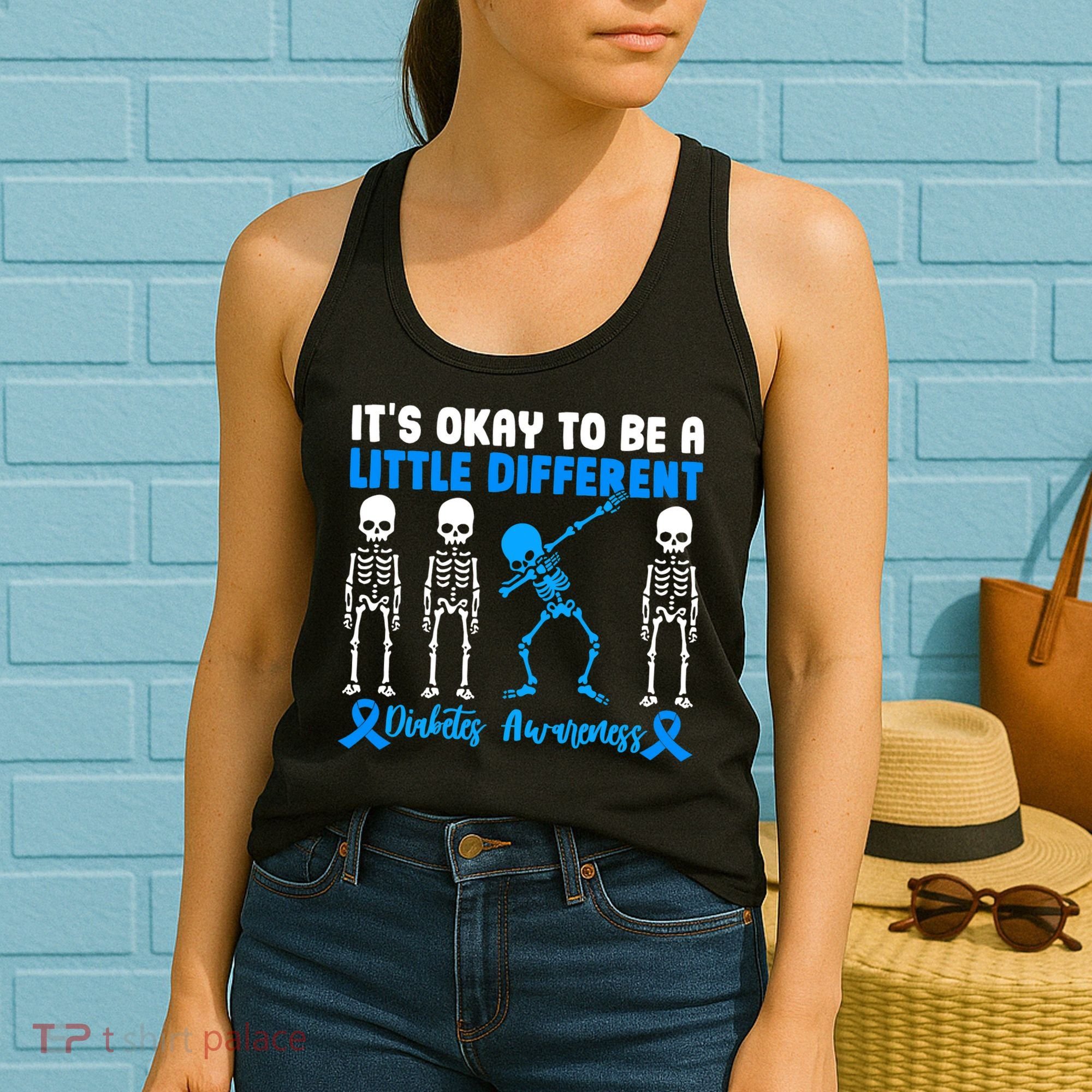 Diabetes Awareness It's Okay To Be A Different Women's Tank Top