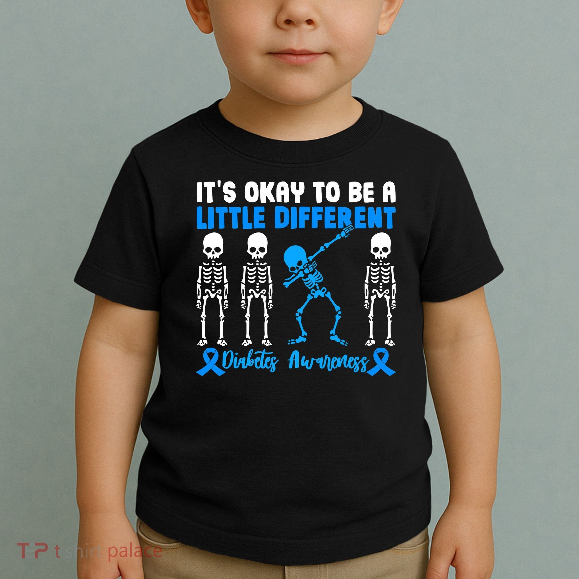 Diabetes Awareness It's Okay To Be A Different Toddler T-Shirt