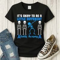 Diabetes Awareness It's Okay To Be A Different Women's T-Shirt thumb 3