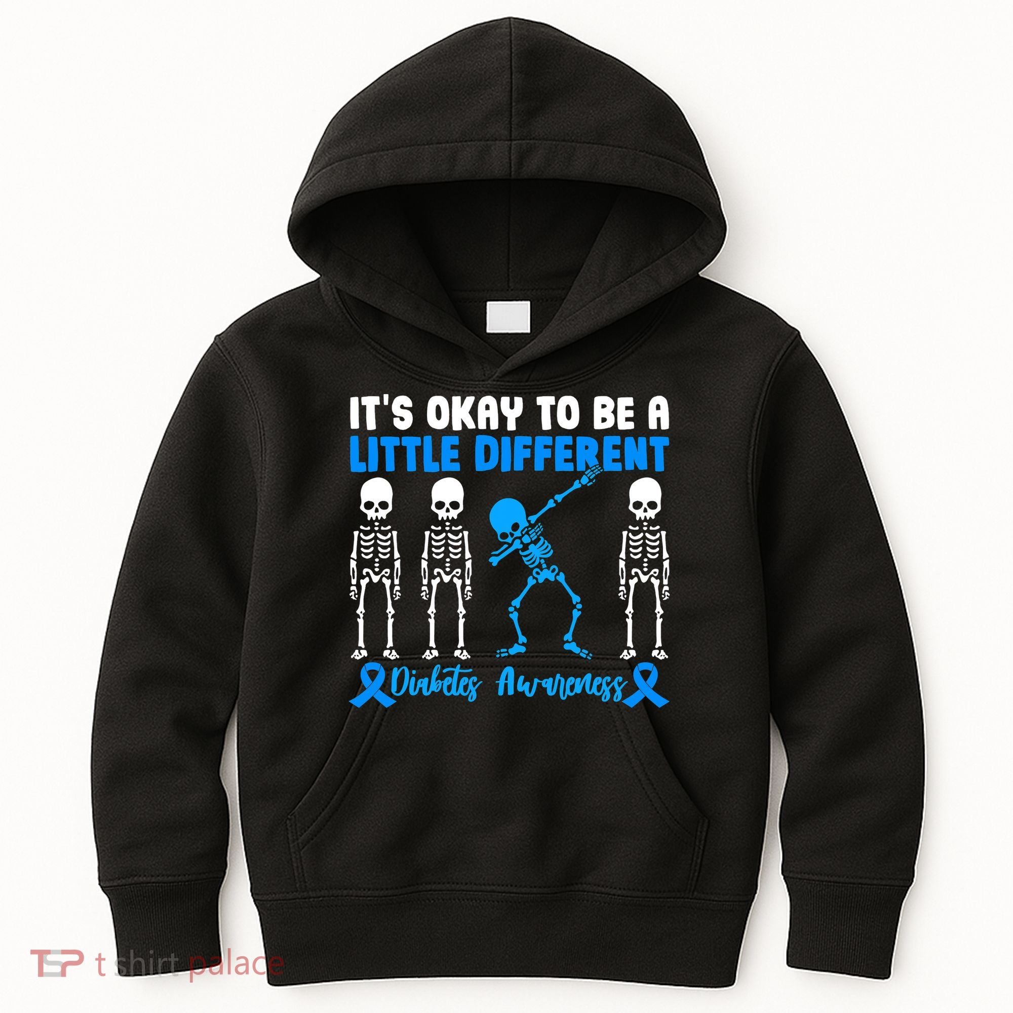 Diabetes Awareness It's Okay To Be A Different Kids Hoodie