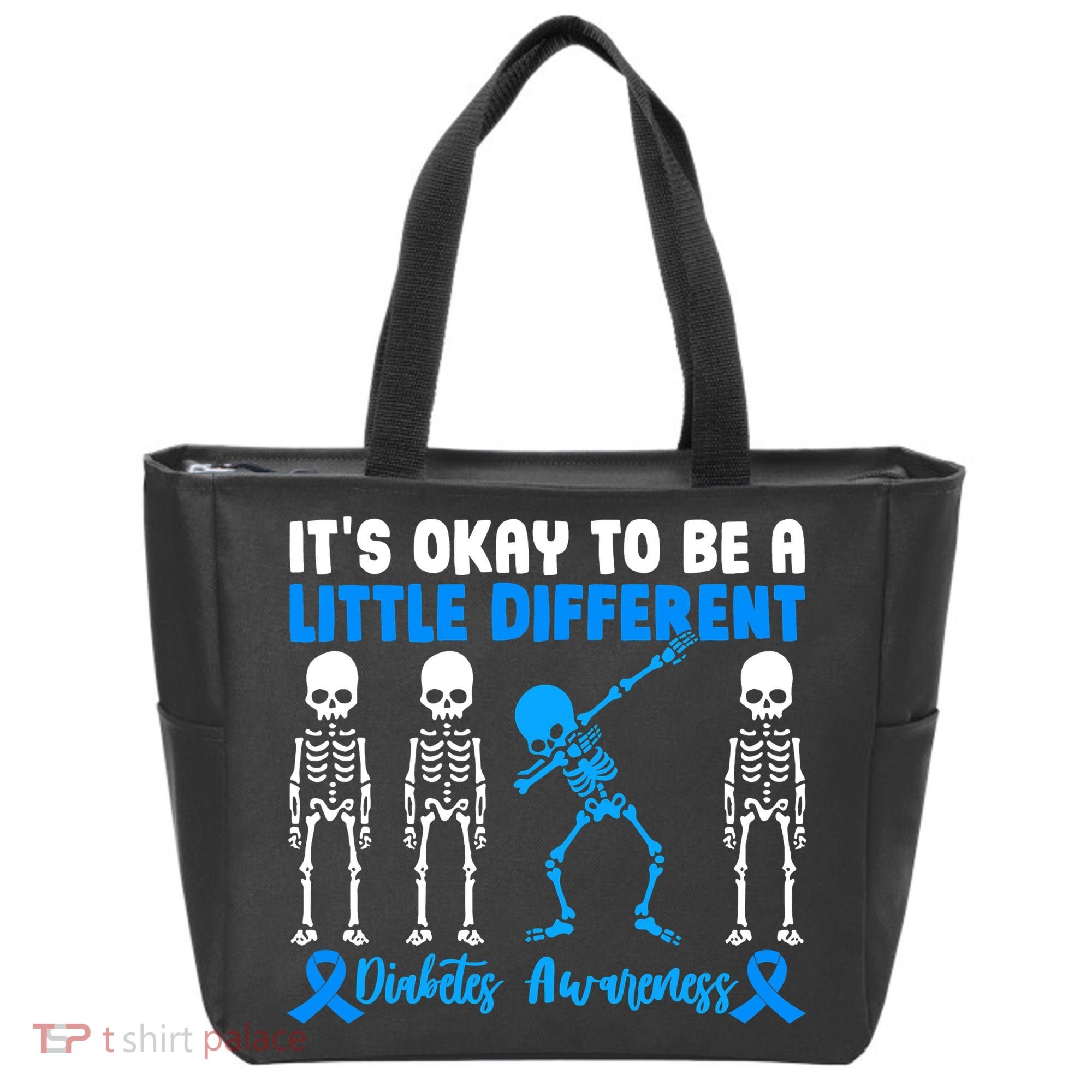 Diabetes Awareness It's Okay To Be A Different Tote Bag