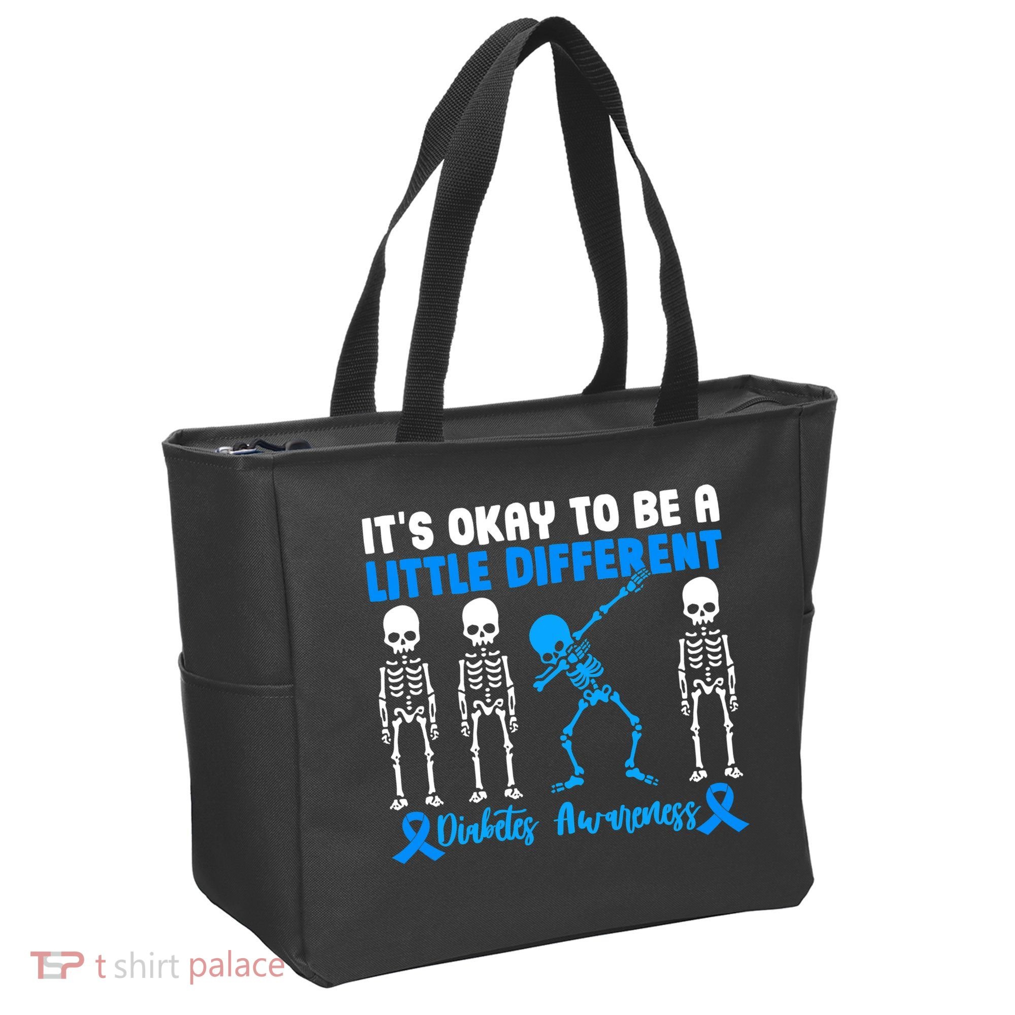 Diabetes Awareness It's Okay To Be A Different Tote Bag