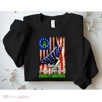 DISABILITY Awareness In This Family Nobody Fights Alone Classic Sweatshirt thumb 2