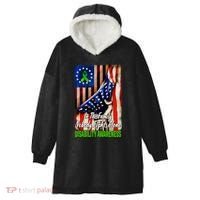 DISABILITY Awareness In This Family Nobody Fights Alone Classic Hooded Wearable Blanket thumb 0
