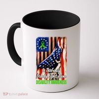 DISABILITY Awareness In This Family Nobody Fights Alone Classic Coffee Mug thumb 0