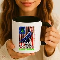 DISABILITY Awareness In This Family Nobody Fights Alone Classic Coffee Mug thumb 3