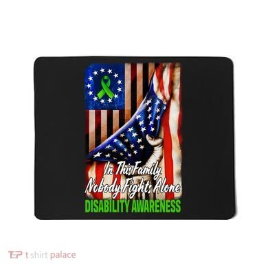 DISABILITY Awareness In This Family Nobody Fights Alone Classic Mousepad