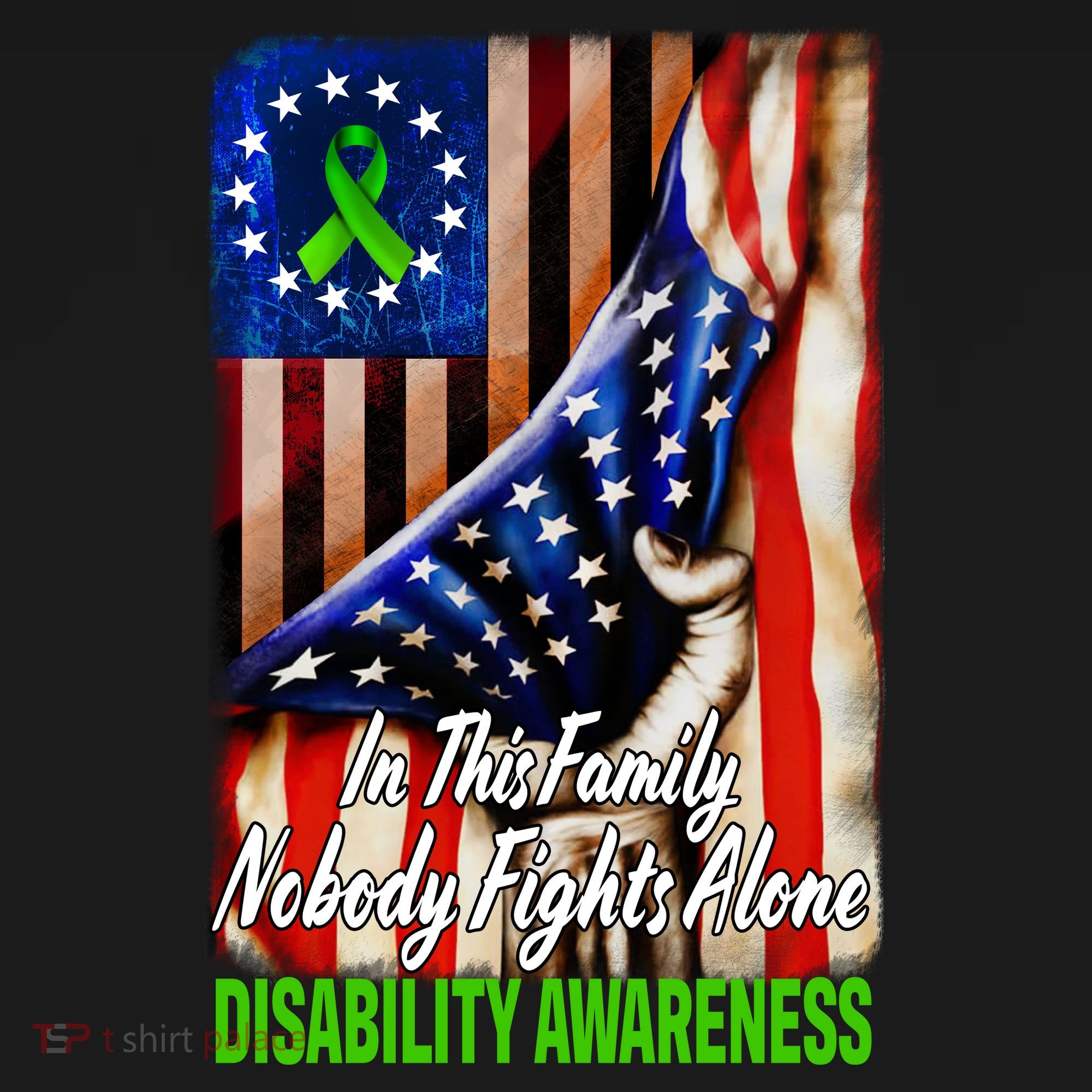 DISABILITY Awareness In This Family Nobody Fights Alone Classic Mousepad