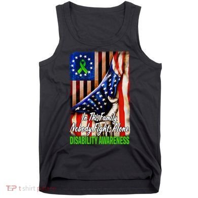 DISABILITY Awareness In This Family Nobody Fights Alone Classic Tank Top