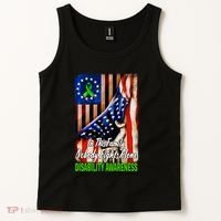 DISABILITY Awareness In This Family Nobody Fights Alone Classic Tank Top thumb 2