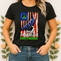 DISABILITY Awareness In This Family Nobody Fights Alone Classic Women's T-Shirt thumb 2