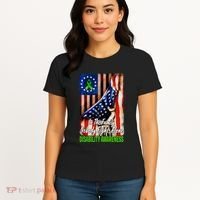 DISABILITY Awareness In This Family Nobody Fights Alone Classic Women's T-Shirt thumb 4