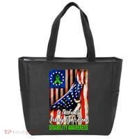 DISABILITY Awareness In This Family Nobody Fights Alone Classic Tote Bag thumb 0