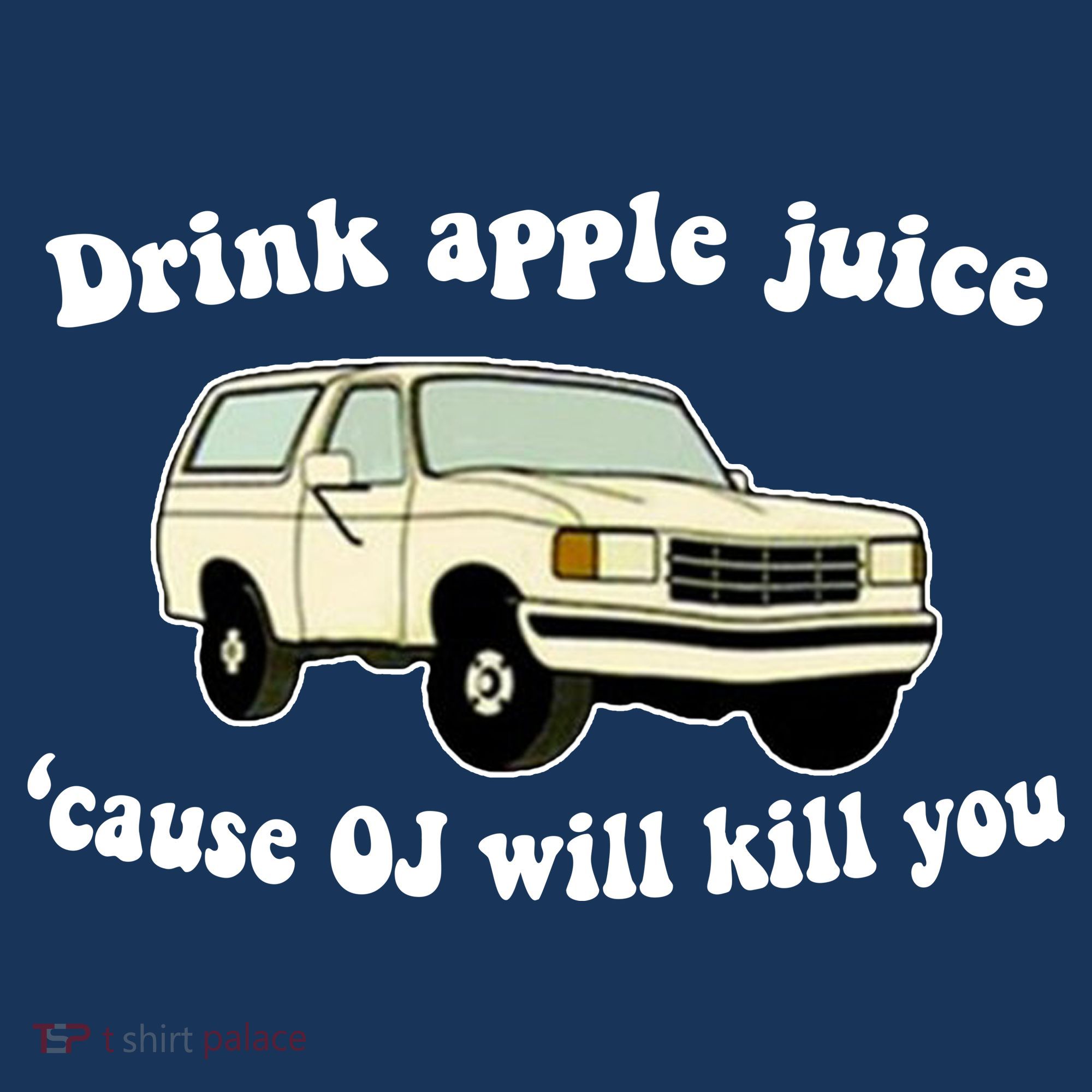 Drink Apple Juice Cause OJ Will Kill You Funny Visor