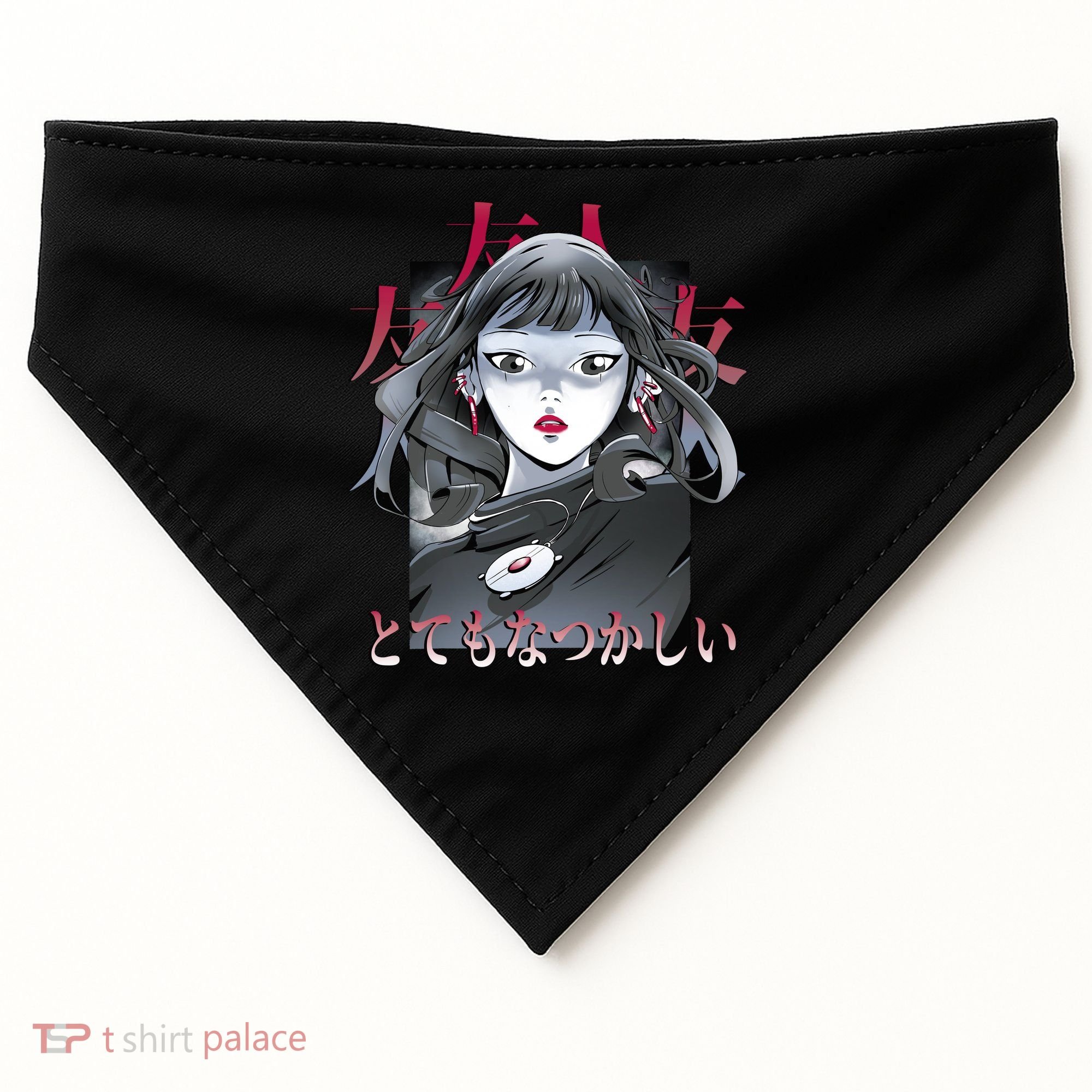 Dramatic Anime Japanese USA-Made Doggie Bandana