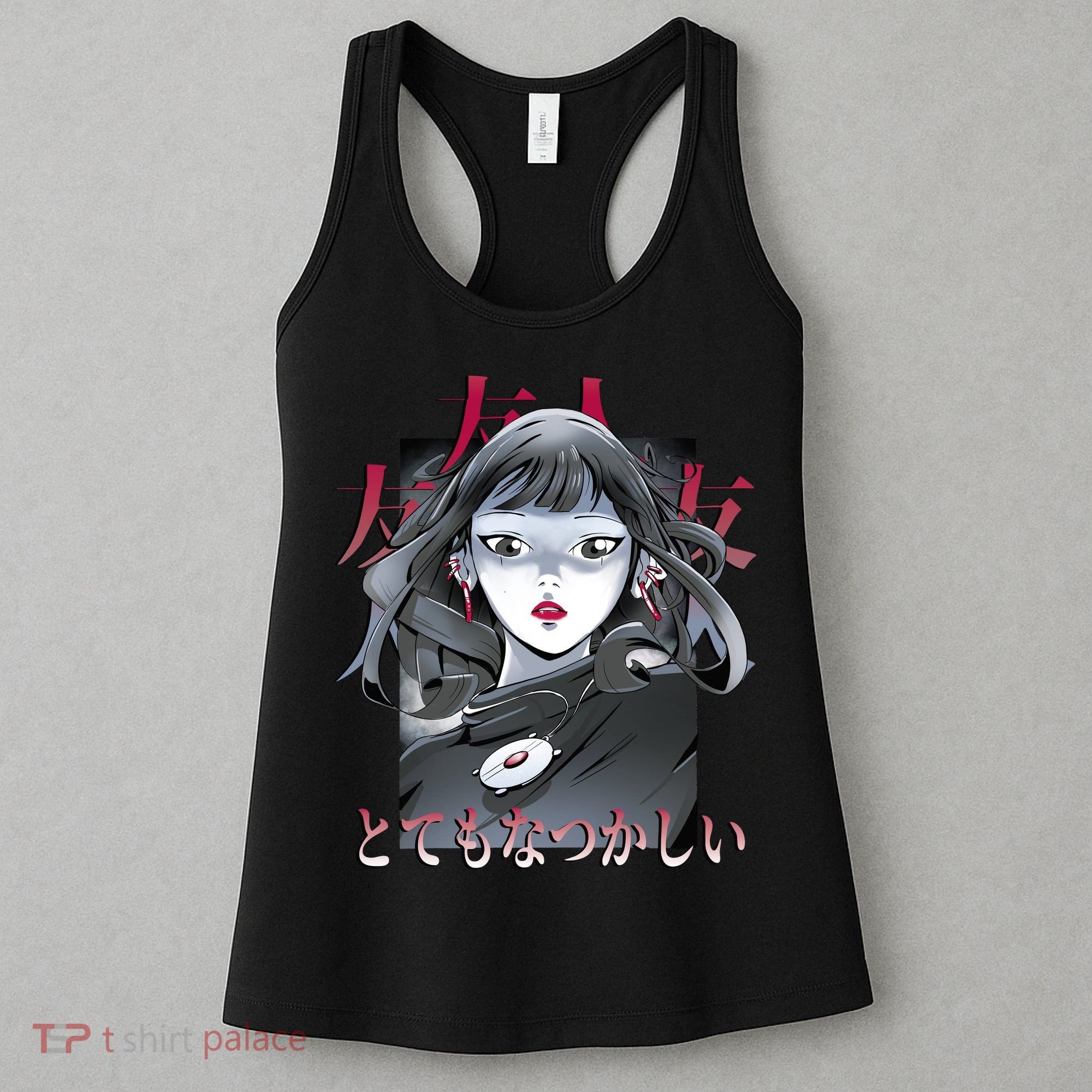 Dramatic Anime Japanese Women's Tank Top