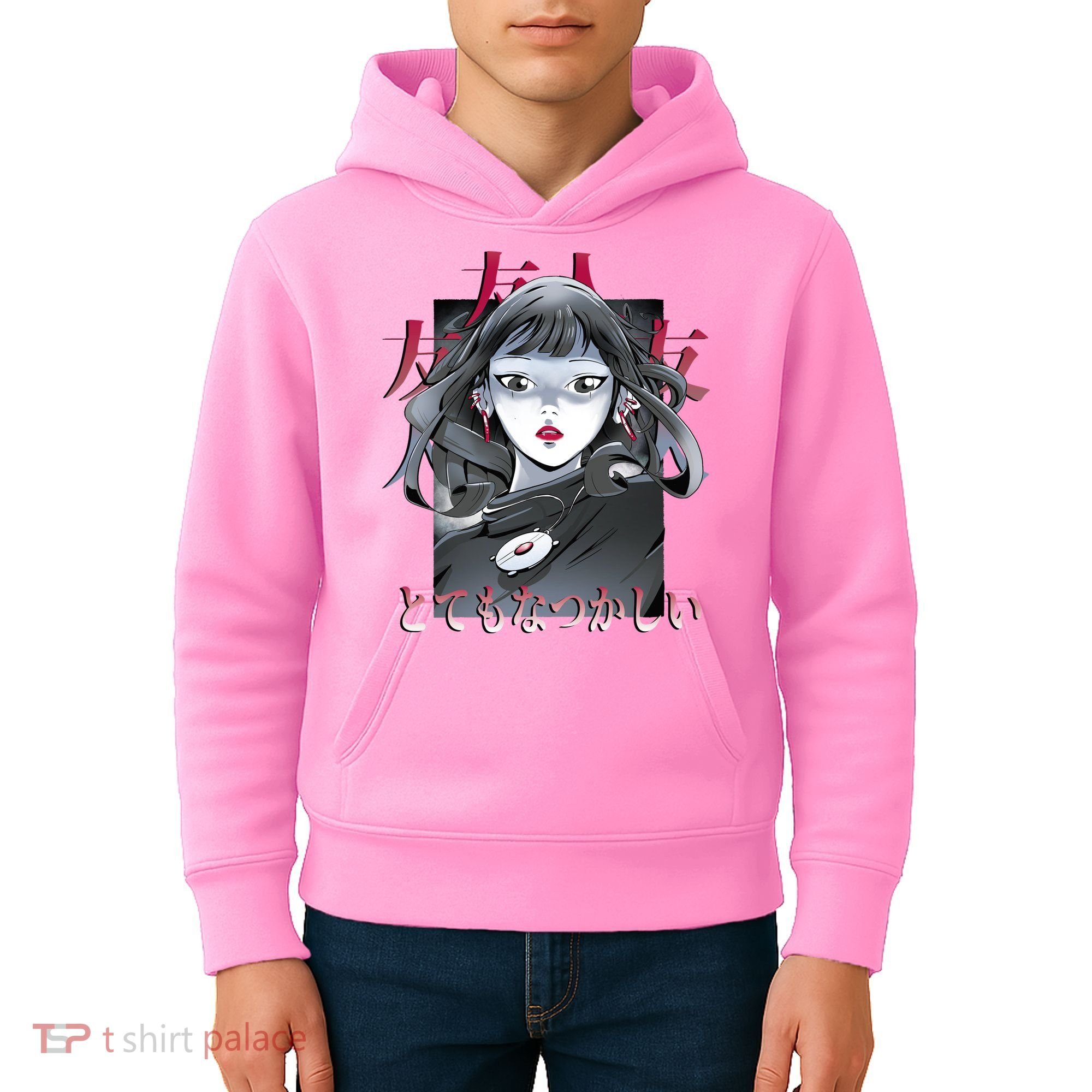 Dramatic Anime Japanese Kids Hoodie