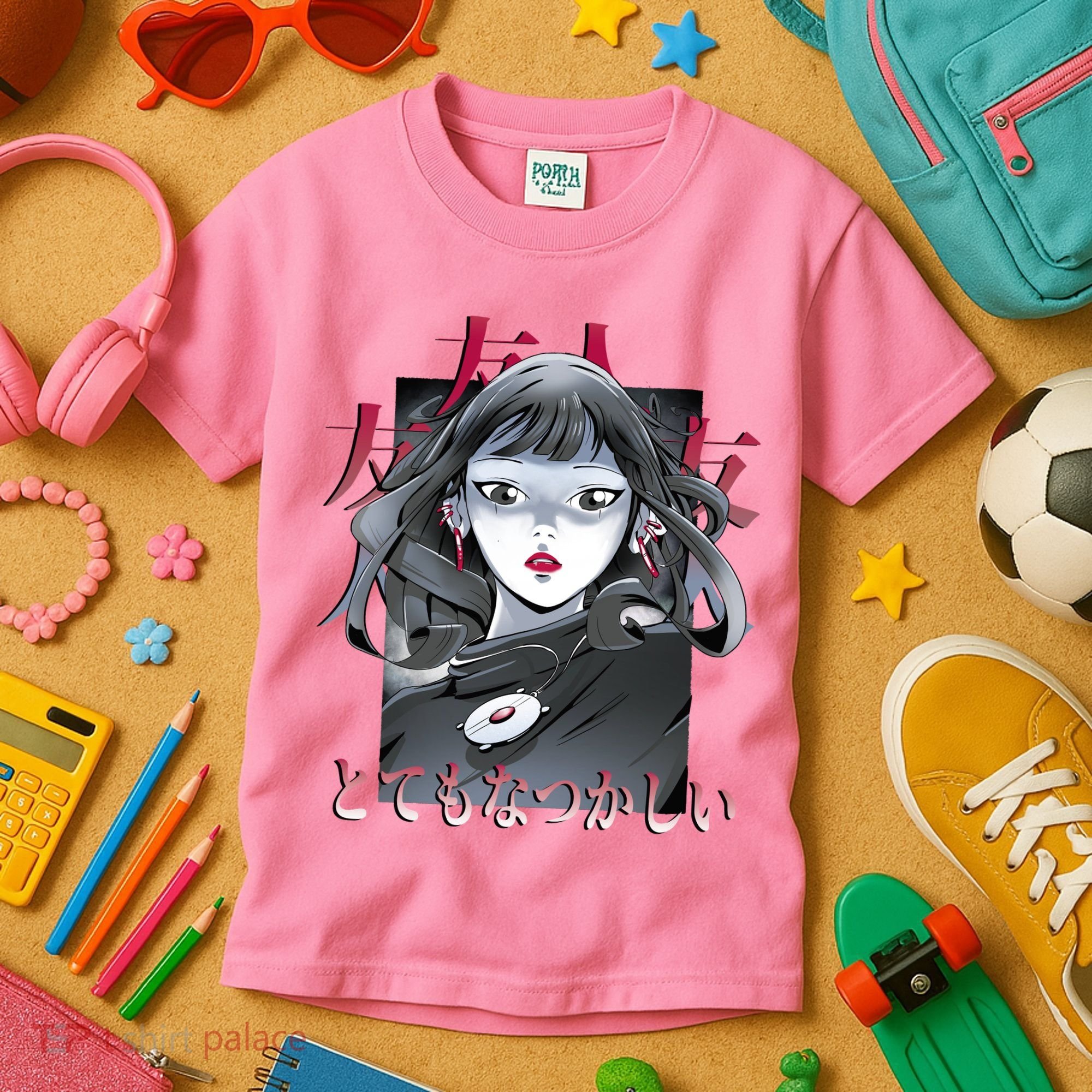 Dramatic Anime Japanese Kids T-Shirt