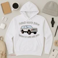 Drink Apple Juice Cause Oj Will Kill You Hoodie thumb 3