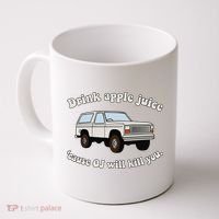 Drink Apple Juice Cause Oj Will Kill You Coffee Mug thumb 0