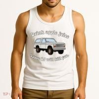Drink Apple Juice Cause Oj Will Kill You Tank Top thumb 3