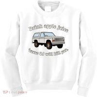 Drink Apple Juice Cause Oj Will Kill You Kids Sweatshirt thumb 0