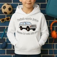 Drink Apple Juice Cause Oj Will Kill You Kids Hoodie thumb 2
