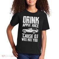 Drink Apple Juice Cause Oj Will Kill You Oj Simpson Kids T-Shirt thumb 2