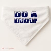 Do A Kickflip Ice And Snow Do A Kickflip For Men Women USA-Made Doggie Bandana thumb 0
