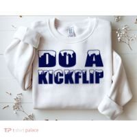 Do A Kickflip Ice And Snow Do A Kickflip For Men Women Sweatshirt thumb 2
