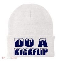 Do A Kickflip Ice And Snow Do A Kickflip For Men Women Beanie thumb 0