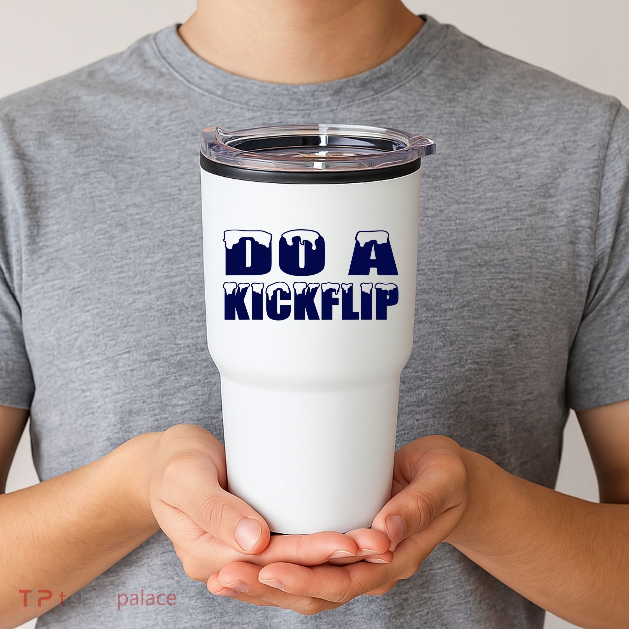 Do A Kickflip Ice And Snow Do A Kickflip For Men Women Tumbler